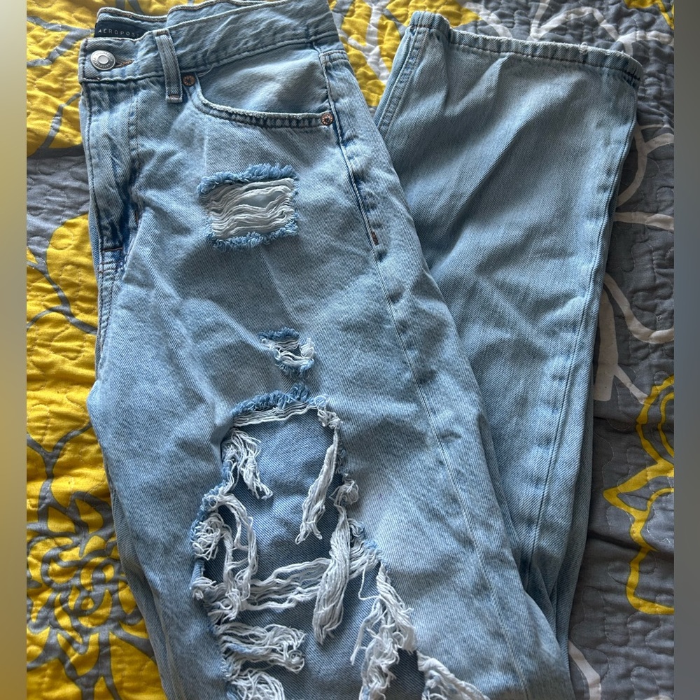 Aero High Rise Baggy Premium Jeans